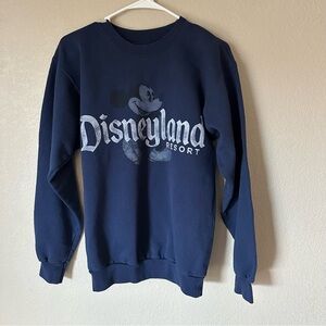 Disneyland Resort Navy Blue Crewneck Sweater Size S